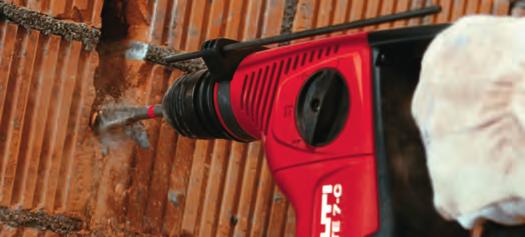 Rotary Hammers Rotary hammer TE 7-C Drilling and hammer drilling in concrete and masonry Corrective chiseling and small channel openings in concrete Occasional drilling in wood and steel with