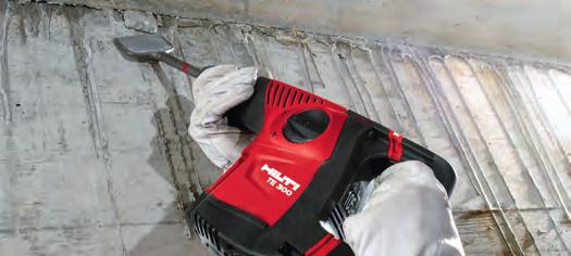 Demolition Hammers and Breakers Breaker TE 300-AVR Drilling and Demolition Removing surface imperfections on concrete Removing tiles and plaster Light chiselling on brick and block, corrective