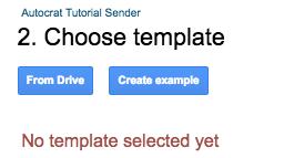 Choose your template, which is your document or file.