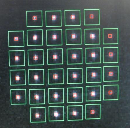x 10 mm square grid Lens Pitch 150