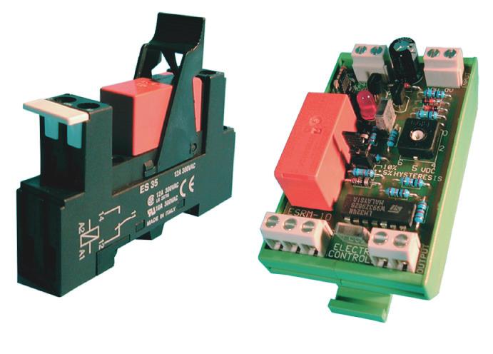Input-Output Modules Section 08 B.M.S INPUT - OUTPUT MODULES SINGLE AND ADJUSTABLE RELAY ESRM.