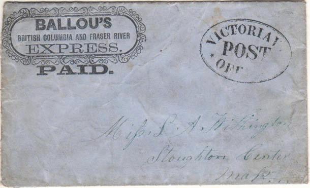 S. portion of a rate, combination covers with B.C. and U.S. stamps are highly sought and usually they are very expensive. Auxiliary Services.