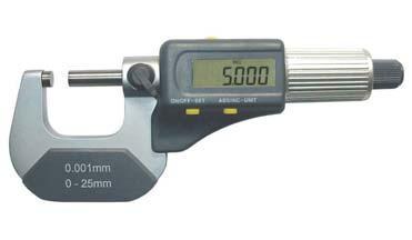 3.2 Measurement 3.2.5 Digital micrometers: Digital micrometers are