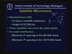 placing the satellite in the geostationary orbit and the distance is about 35784 Km so distance is high it is quite large.