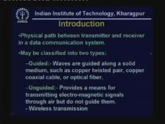 Then we shall discuss various propagation methods such as broadcast radio in the context of wireless communication then we shall discuss broadcast radio, terrestrial microwave and satellite microwave