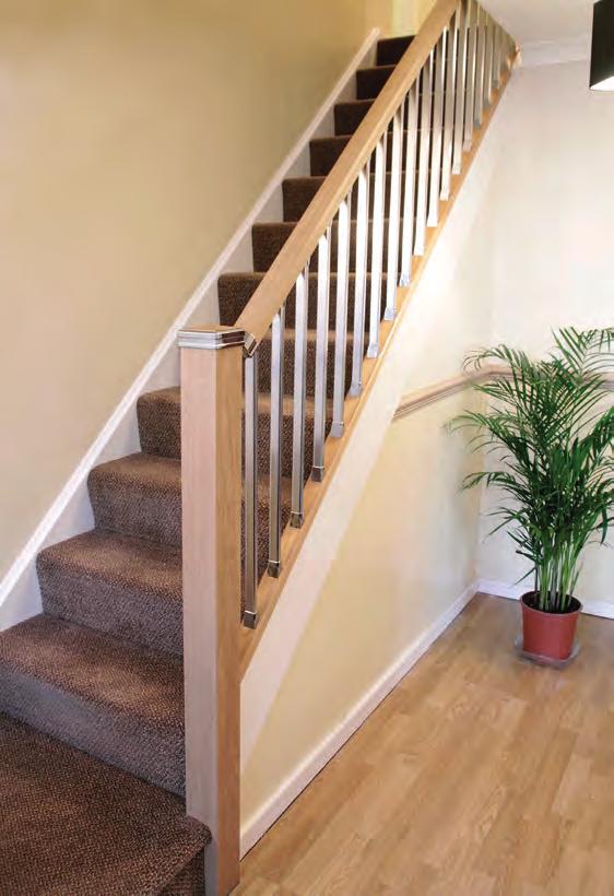 Solution Solution is a contemporary stair parts range combining both metal