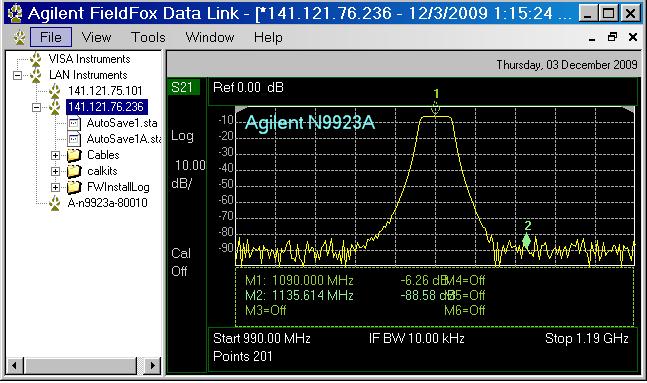 purposes Marker, limit line, and format changes on the PC Report generation Printing function FieldFox Data Link Software is available from Agilent FieldFox Customer Support http://www.agilent.