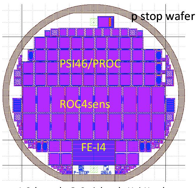 p-stop VS p spray, bias scheme, metal overhang HPK wafer INFN-FBK 6 n-on-p wafer, Si-Si DWB, 100-130 μm