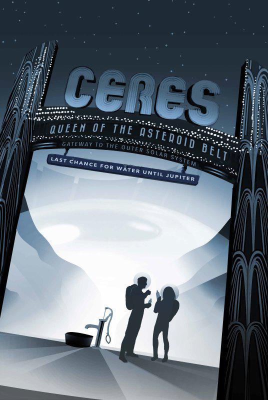 CERES The big sign in this poster is inspired by the gateway in Reno that announces it as "the biggest little city in the world." We kind of thought that might suit Ceres.