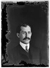 Orville Wright, age 34, head and shoulders, with mustache 1905 Library of Congress, Prints and Photographs Division