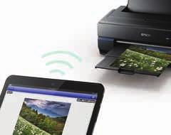 you work. The automatic Wi-Fi set up makes connectivity a breeze. Epson Connect, Apple AirPrint, Google Cloud Print are also supported.