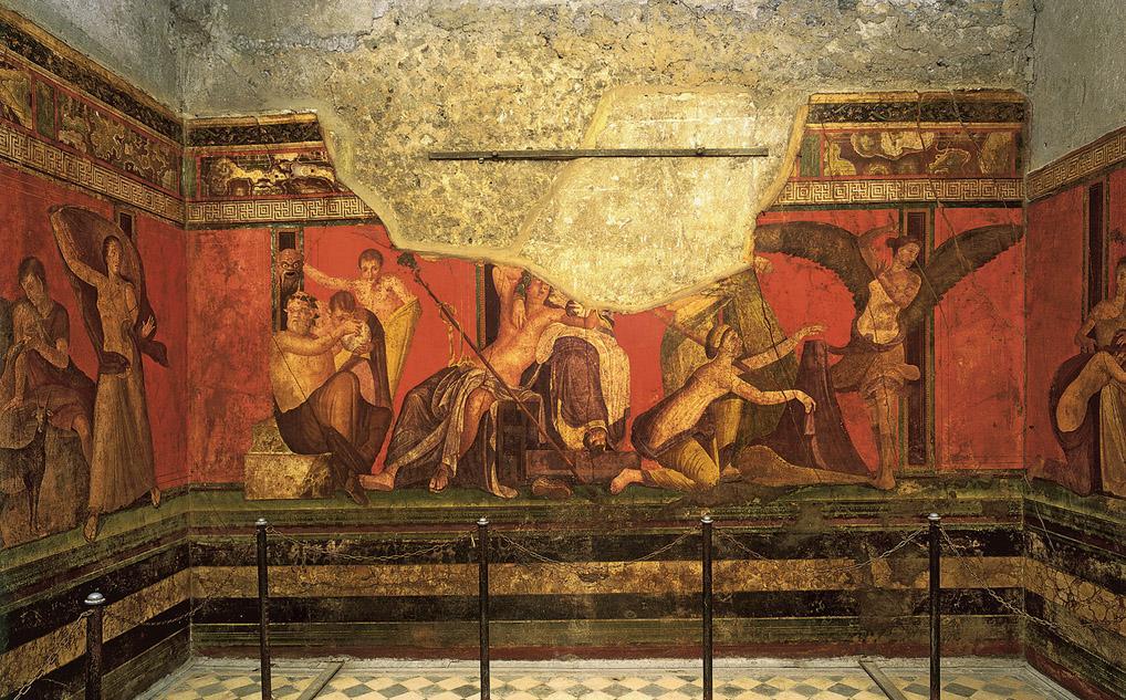 Title: Initiation Rites of the Cult of Bacchus (?) Medium: Wall painting Date: c.