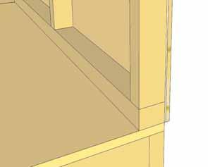 front, position wall panels as illustrated above.