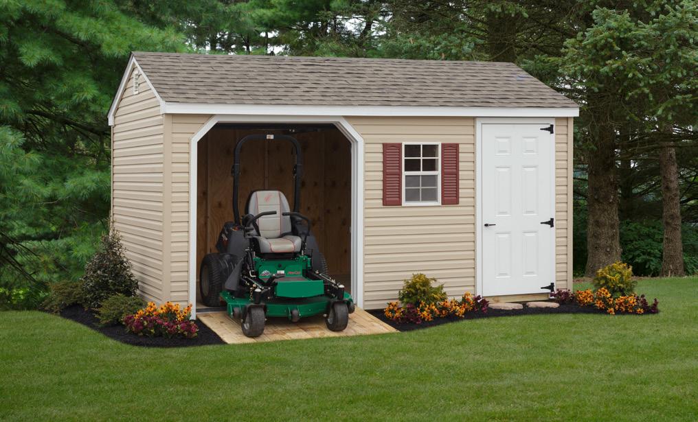 garages Whether you need a small space for a riding mower or a full-size structure for your pride and joy, there s a Sunrise garage for you.