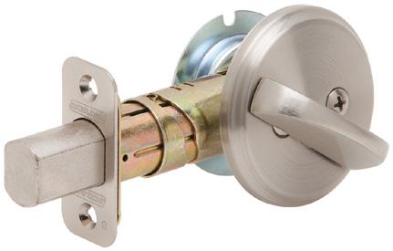 Fits both 2-3/8 and 2-3/4 backsets B80 Available Functions Door Preparation Finish Options B60 - Single cylinder deadbolt B62 - Double cylinder deadbolt 1 25 mm 2-3/8 or 2-3/4 60 mm or 70 mm B80 -
