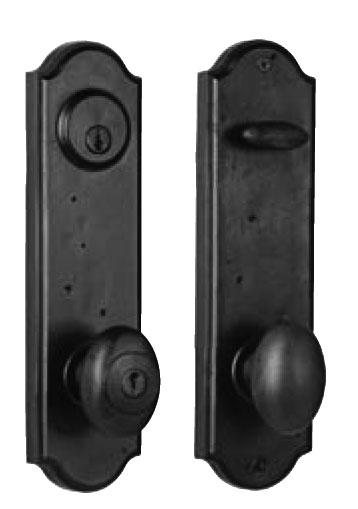 Fits doors prepared with 2-1/8 cross holes and 1 edge hole Adjusts to door thickness from 1-3/8 to 2 Optional door