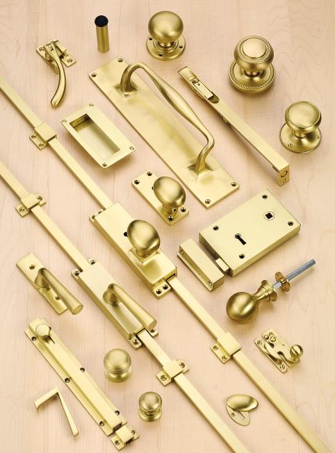 Satin Brass SATIN BRASS (SB) This satin look is achieved by hand sateening the finish after polishing. It is protected with the same high performance lacquer as the polished brass finish.