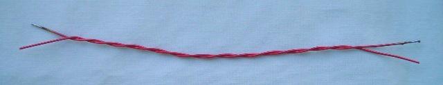 For wires of the same color clearly mark both ends of 1 wire Cut two, 6 inch lengths of wire: #22 for T2 --