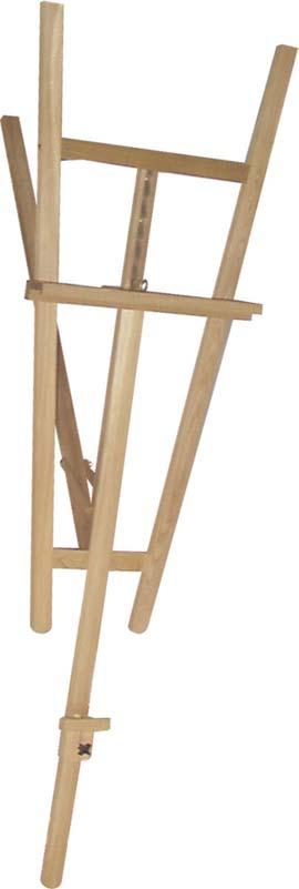 Lyre Studio Easel 111/174 (M/13 Style) onstructed of beech wood Folds up for easy transport Ideal for studio use or exhibitions