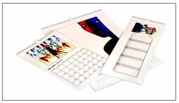 Calendars Calendars are a great way to offer your customers something different for the new year.