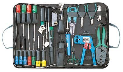 TOOL KITS TOOL CASES 500-006 Network Maintenance Kit 500-018 Master Network Installation Kit 500-006 contents Diagonal cutting nipper Long nose plier 6" Adjustable wrench Quick heat ceramic soldering