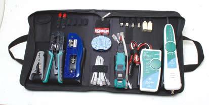 TOOL KITS TOOL CASES PK-4012 HDTV Video RF Coaxial Cable Tool Kit New 902-296 Premise Pro Kit Copper cabling detecting, including shielded (STP) and UTP cable 902-296 contents 4P/6P/8P telcom
