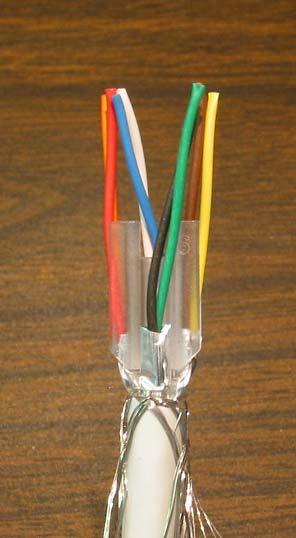 Wiring colors may vary by cable.. Please verify the color pattern specific to your particular requirements. Shown below is a more typical color scheme.