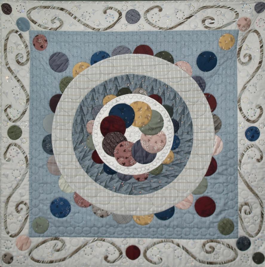 for Lecien To celebrate the 20th anniversary of Yoko Saito s Centenary Collection 48½" x 48½" Machine Quilted by Irene Brayne, Braynewaves Quilting of Oakville Ontario To view more Dorothy Baker