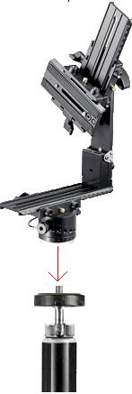 For non lens specific pano head, you need to locate the correct nodal point location during installing and then fix them together.