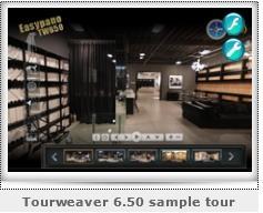 Click this image to view virtual tours made with Tourweaver using the panoramic images stitched in Panoweaver as source images. http://www.easypano.com/gallery/tourweaver600/tw650demo/tour.
