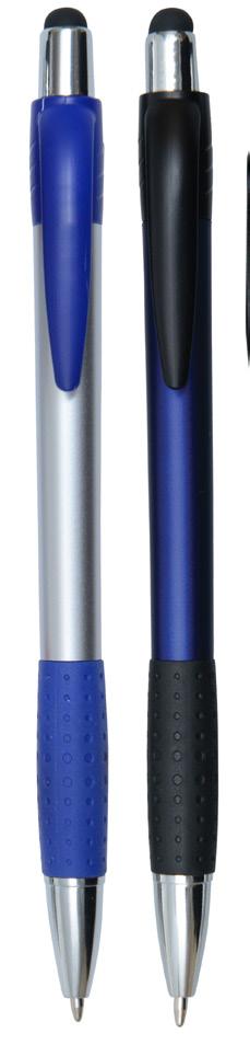 STYLUS PENS Retractable ballpoint pen/stylus combination.