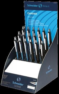 ID Ballpoint pen Ballpoint pen with award-winning design Replaceable giant refill Slider 755 M with stainless steel tip Ink colour black Waterproof according to ink standard ISO 12757-2 Viscoglide