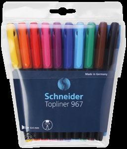 Topliner 967 Fineliner with metal-encased writing tip For fine and exact writing, line width approx. 0.