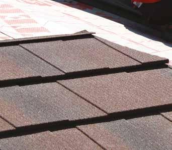 Position the tile cleat to overhang the roof by approximately 50mm and attach to roof using
