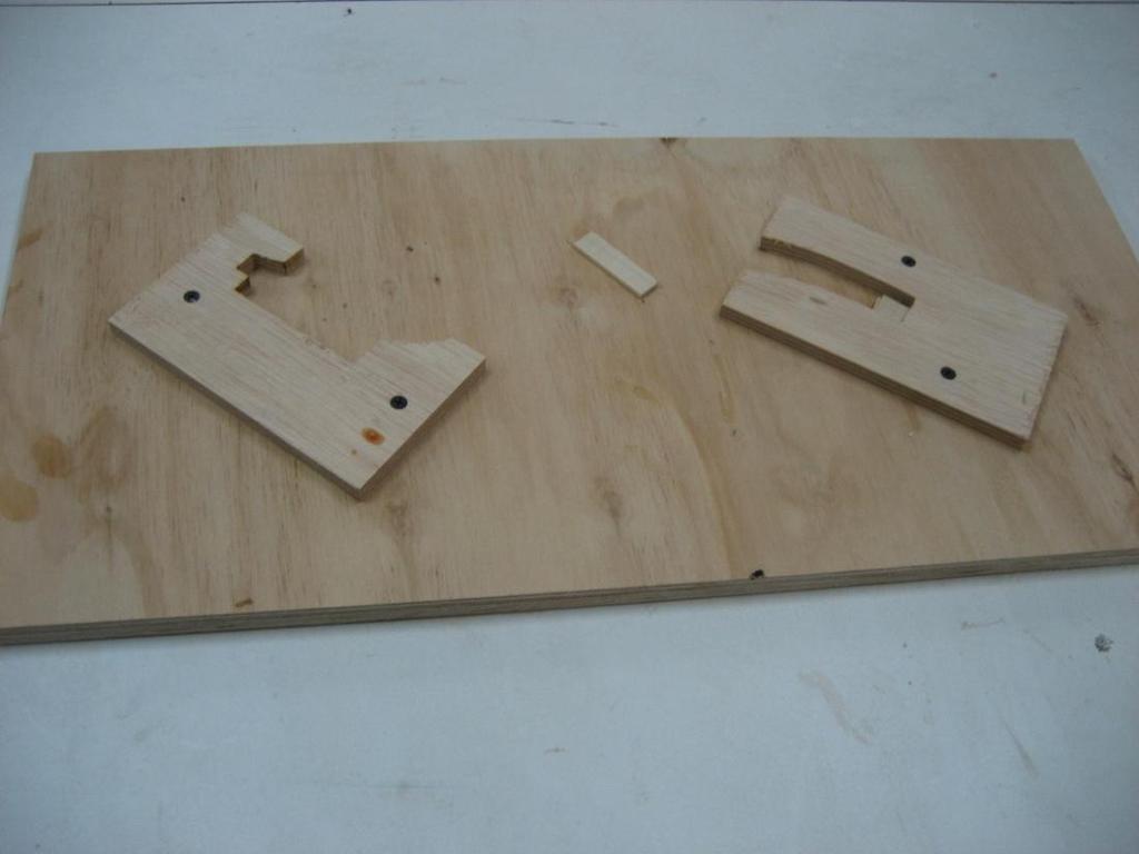 Used planer to taper to ½ at end.