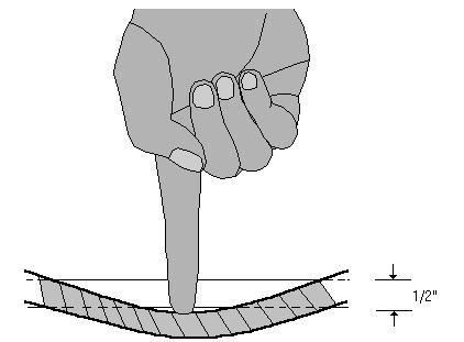 (See diagram on page 8) Push the motor backwards until proper belt tension is applied.