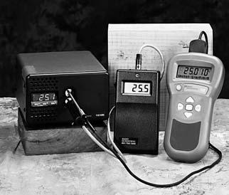 All probe information is stored in the INFO-CON and conveniently downloaded when connected to the 1521 and 1522. The 1522 is also a data logger. Log up to10,000 readings.