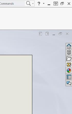 Should you be unable to see the View Palette, then you can navigate to it by using the rightmost of bars in SolidWorks