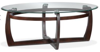 Jillian Coffee Table 386-44420 19x30x50 End Table 386-44421 24x22x22 Modern Design This unique table boasts cool