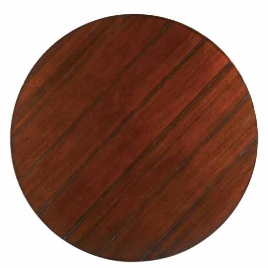 552-14 60" 552-15 72" Round Walnut Top with Apron 3 1 /2" deep Shown in -A1 Modern Walnut finish; available in all finishes 552-17 54" 552-18 60"