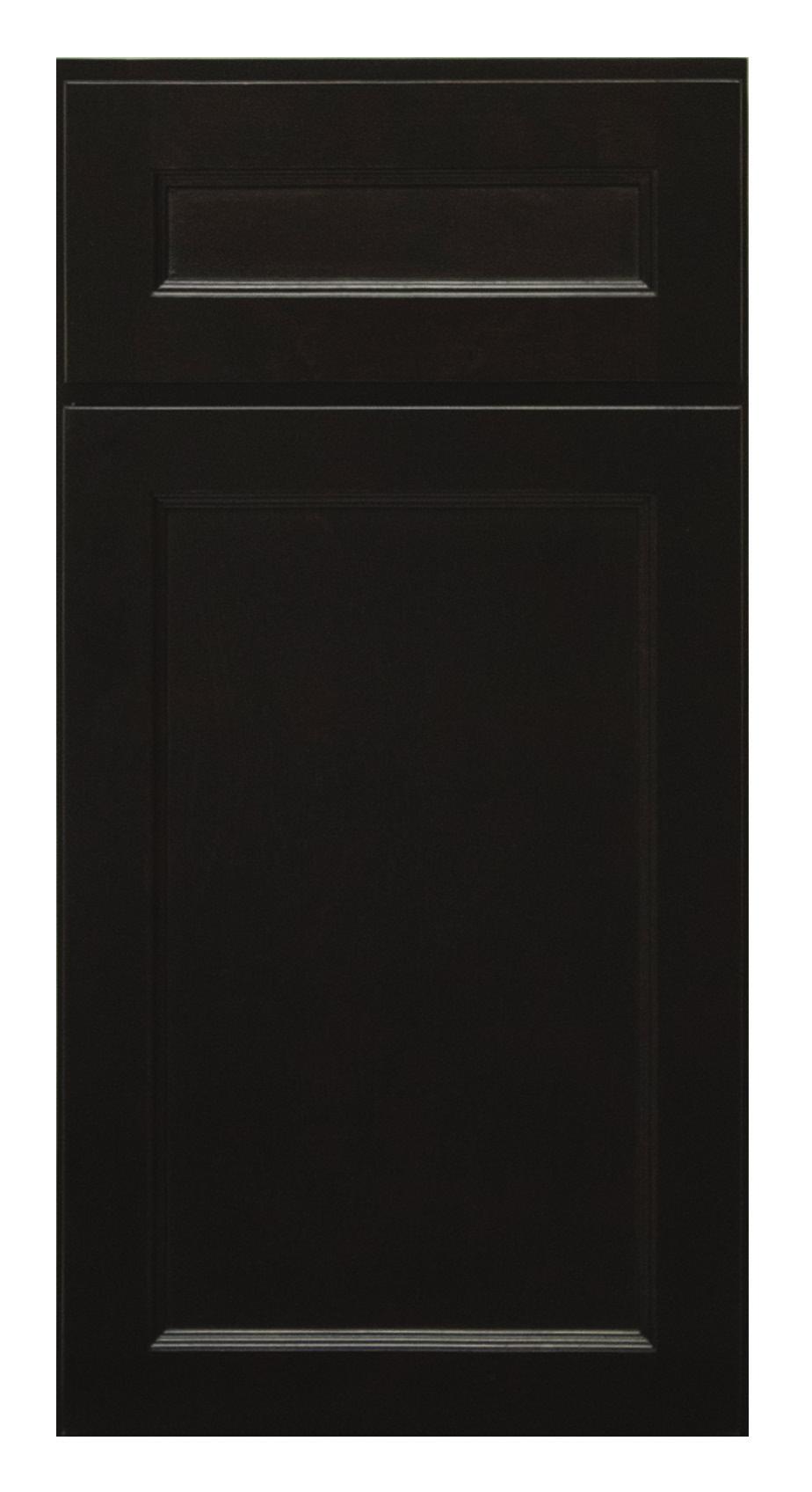 PORTER A deep rich espresso stain with hints of black describes another new Choice Cabinet color and style Porter.