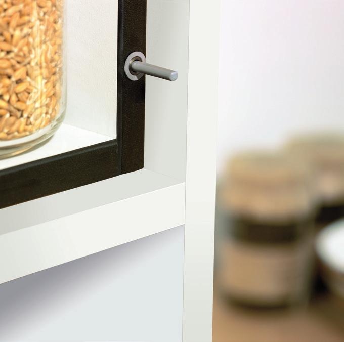 Tipmatic For handle-free wooden doors Gently tapping the front causes the doors to open to a convenient angle Use with Tiomos Tipmatic Plus or with