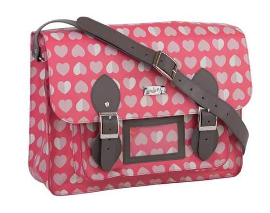 prints with classic features make these fabulous preppy style satchels a
