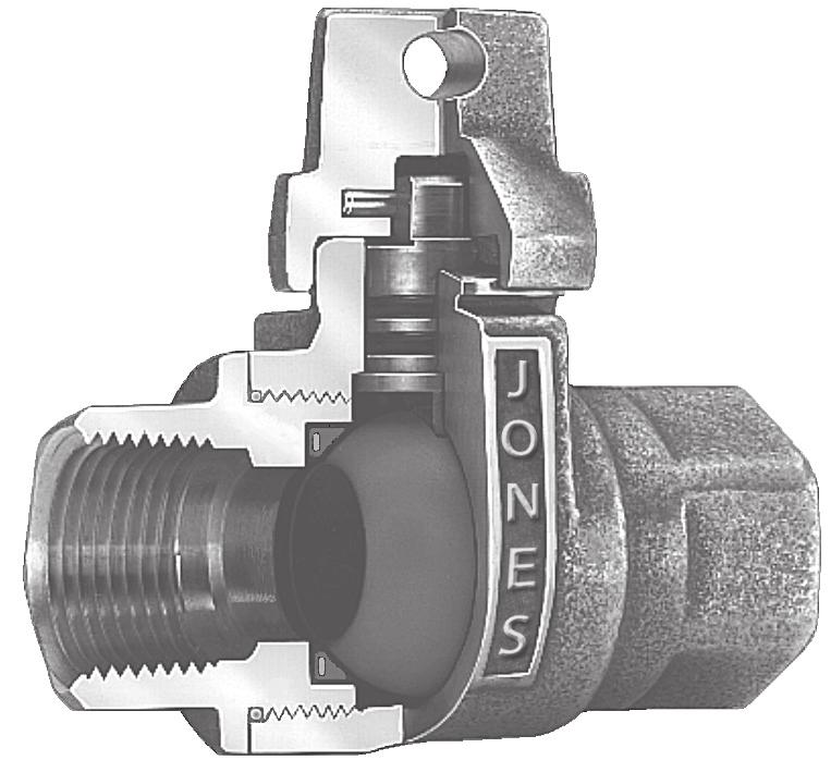 General Information 1. All Jones Curb Valves are manufactured in accordance with the AWWA Standard C-800-latest revision. 1. Copper Alloy CDA No. C83600 (85-5-5-5) 2. Copper Alloy CDA No. 89520 (Low Lead) 3.