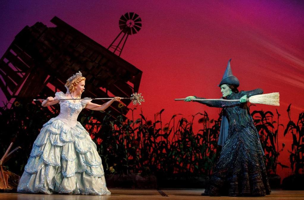 When the show starts the actors will sing a song called No One Mourns the Wicked and start to tell the story of Elphaba and Glinda, the Witches of the Land of Oz. I will have a lot of fun at the show!
