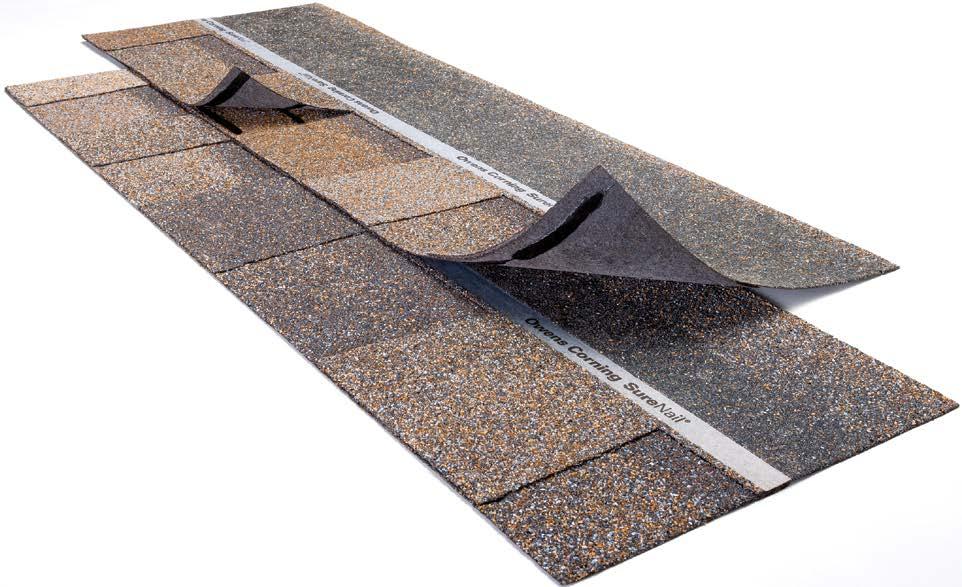 Excellent Adhesive Power Helps keep the shingle layers laminated.