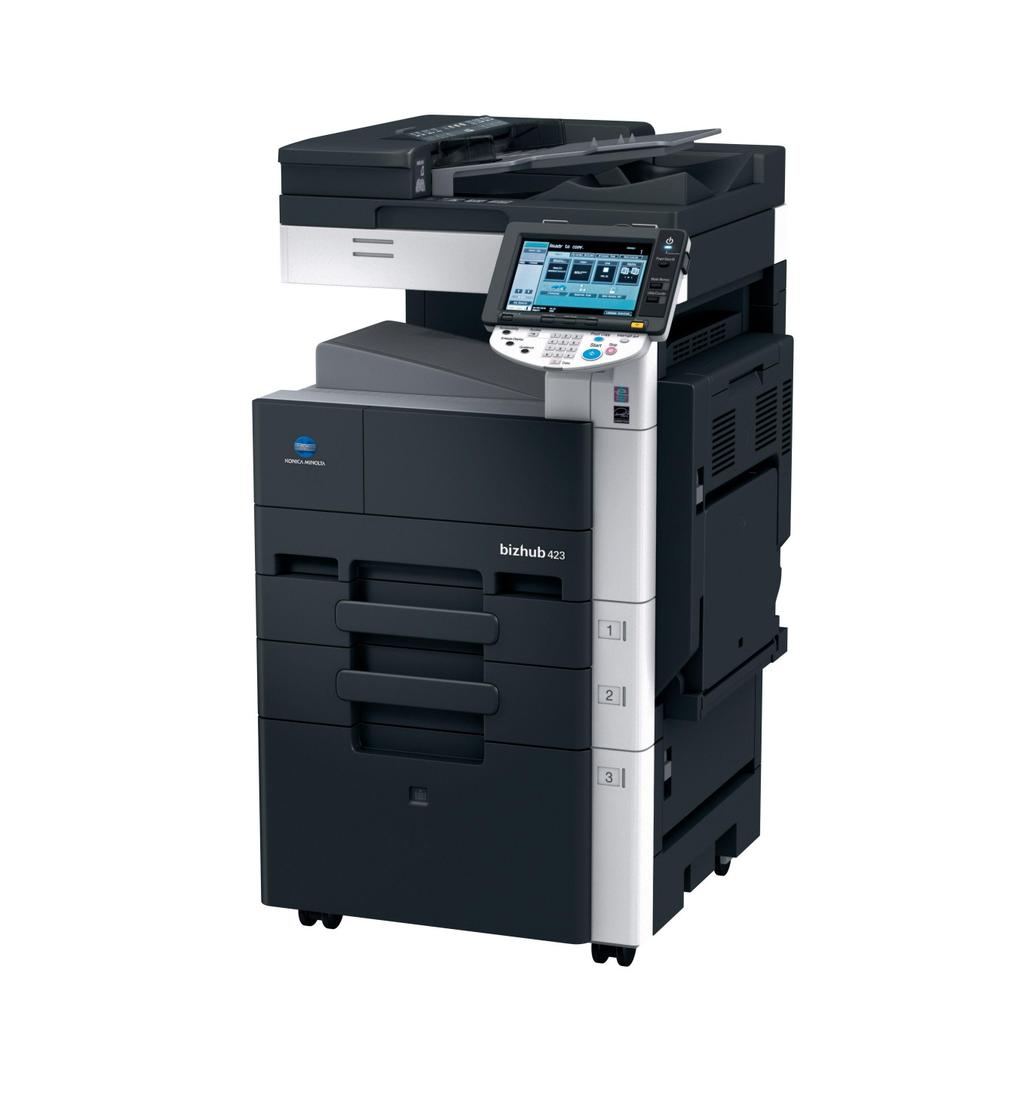 Bizhub 423 42 Pages per minute Ideal for Staff Rooms, Print Rooms and large offices Bizhub 552 55 Pages