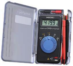 ) SOLAR HiTESTER 3245-60 Environmentally-friendly DMM Hard case Hard case (1) Cap (red 1, black 1) lhybrid power system incorporates both a