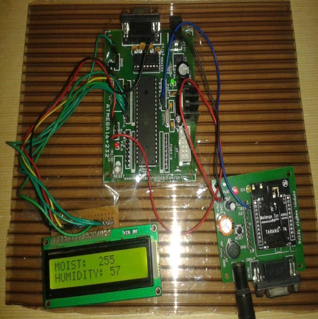 After this system is reset. Signals are read by different sensors and its output is given to microcontroller. Output to microcontroller from sensor is taken through 8 channel ADC pins.