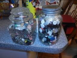 Jars of Buttons (many more than